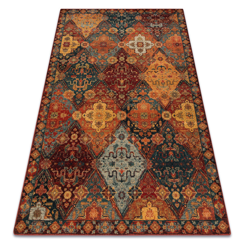 Desean Oriental Wool Area Rug, Rectangular 135 x 200cm