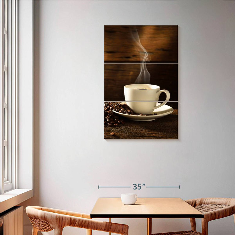 Yarlin Hot Coffee, 57" H x 36" W