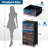 4 Drawer Dresser for Bedroom, Narrow Chest of Drawers, Wooden Top and Study Iron Frame 18"x37.5"-(WxH)