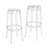 Clear Acrylic Bar Stools Set of 2