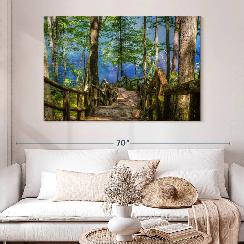 Escaliers Lilie Lake Michigan, H 34 po x l 51 po