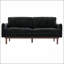 Canapé de style moderne avec causeuse spacieuse et coussins en mousse haute densité pour un salon confortable-80451222