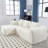 2 - Piece Chenille No Frame Compressed Boneless Sectional-878214439