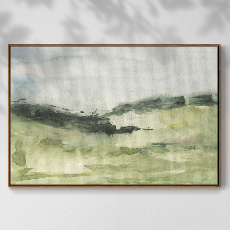 Hill Scramble II, reproduction d'art sur toile, Noyer, H 27 po x l 41 po x P 2 po