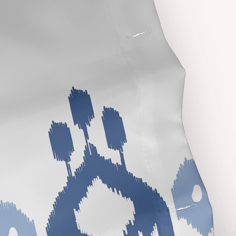 Rideau de douche Boho Chic, Bleu clair
