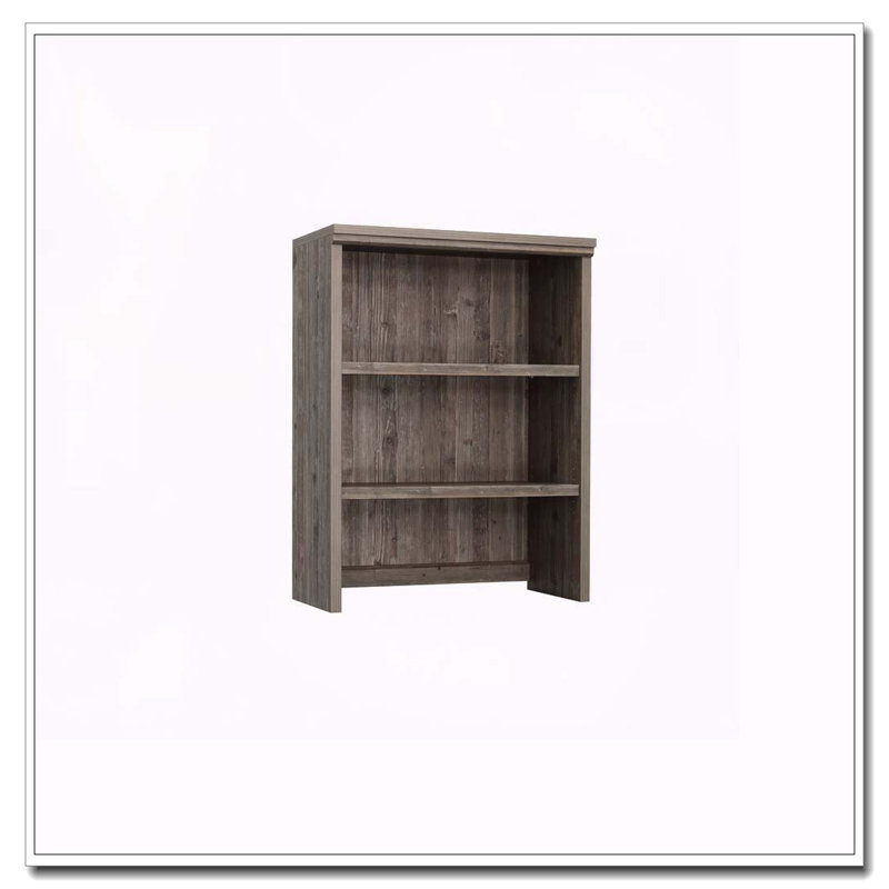Library Hutch, Brown Finish