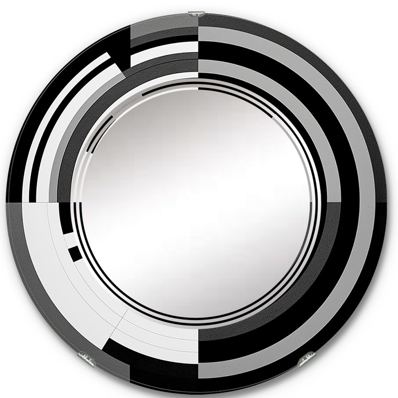 Beid - Miroir mural moderne rond, 24 po x 24 po