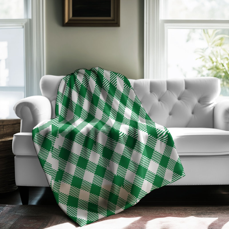 Yuletide Tartan - 1 pièce Sherpa Premium Couverture 0033, L 60 po x L 80 po
