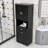 Fougeres Modern Wood Freestanding Bathroom Cabinet with Integrated Laundry Basket and Ample Compartments-1771839194