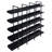 5 Tier Bookcase Home Office Open Bookshelf, Vintage Industrial Style Shelf With Metal Frame, MDF Board-79204197