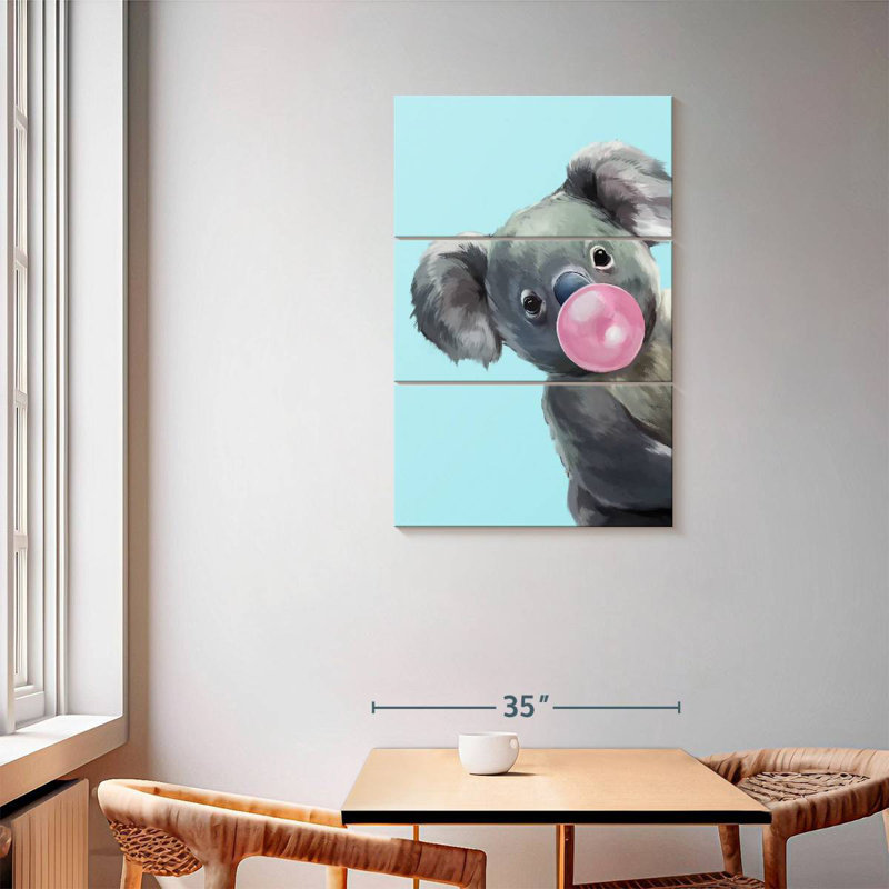 Ketti Koala Bubble Gum II, 57" H x 36" W
