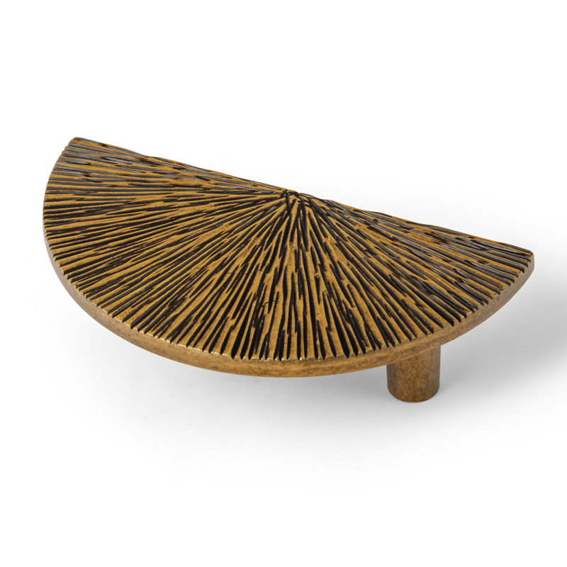 Nouveauté, ensemble de poignées circulaires irrégulières, Laiton antique