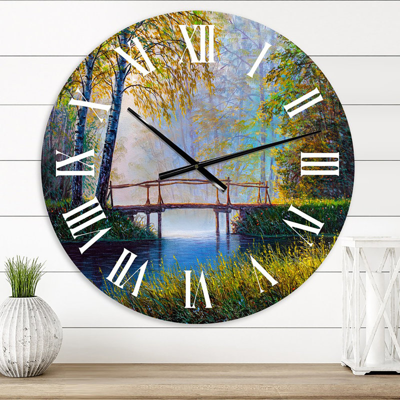 Horloge murale Lake House, Surdimensionné