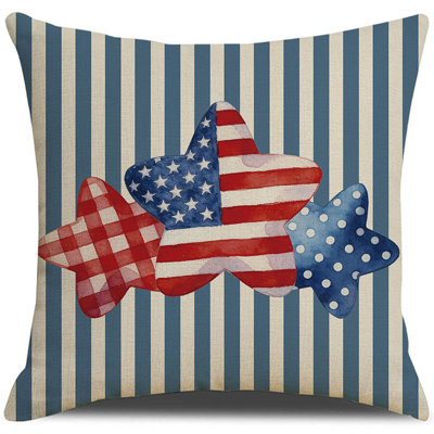 Independence Day Throw Pillowcase Cover High Definition Printed Throw Pillowcase Cover
