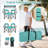 Double Beach Chair with Adjustable Canopy Oversized Folding Camping Chair Turquoise-1200060629