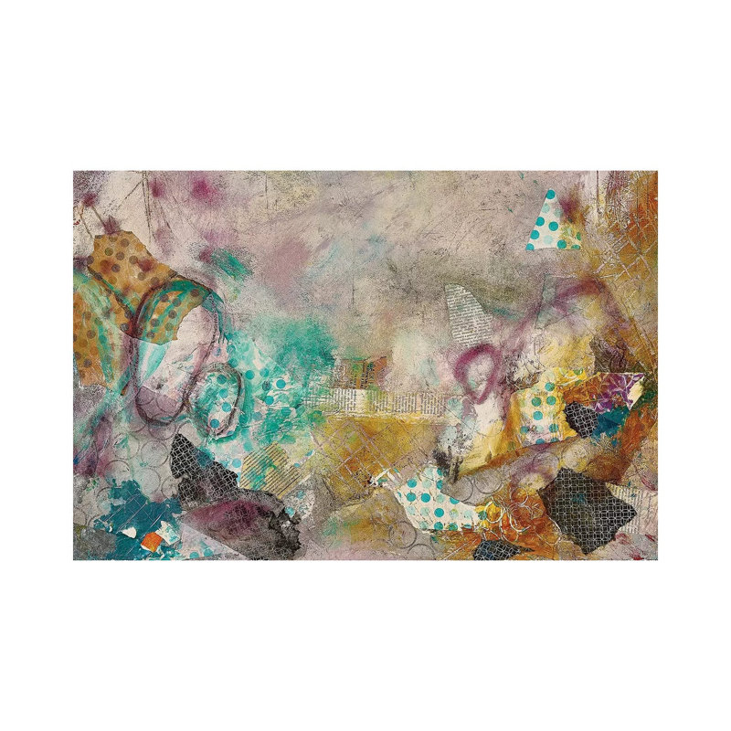 Bits And Pieces by Deb Chaney - Print on Canvas, Wrapped Canvas, 20.32 cm H x 30.48 cm W