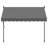 Vidaxl Retractable Awning Anthracite Steel-112981630