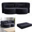 Canapé-lit pliant, canapé de plancher, canapé-lit double futon convertible en mousse, convient pour le salon, les invités, le bureau et l’appartement-1939374593