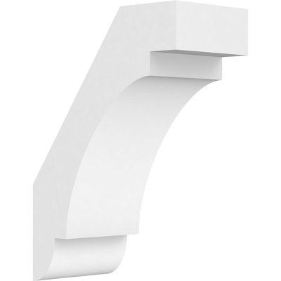 Attelle de genou en PVC de qualité architecturale standard Aspen l 5 po x P 10 po x H 14 po