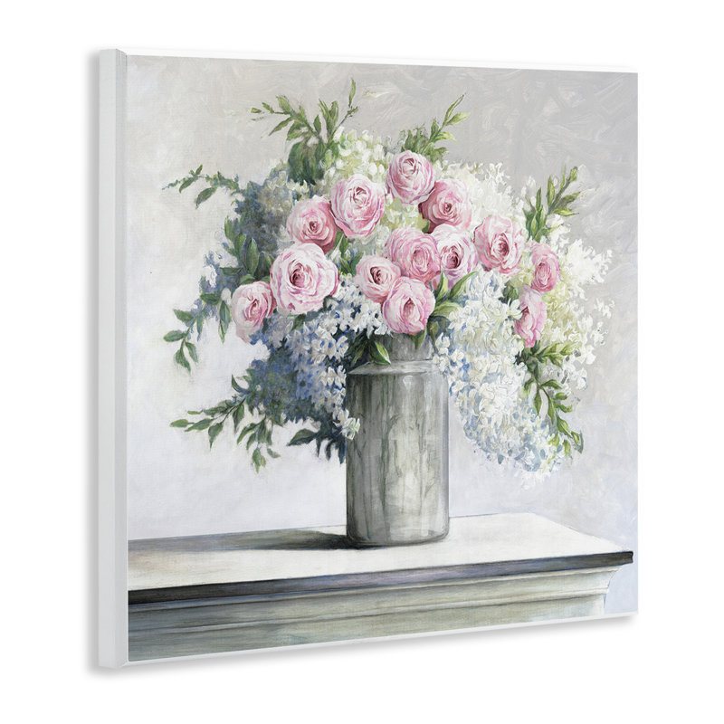 Douces roses roses, art mural Dogwood