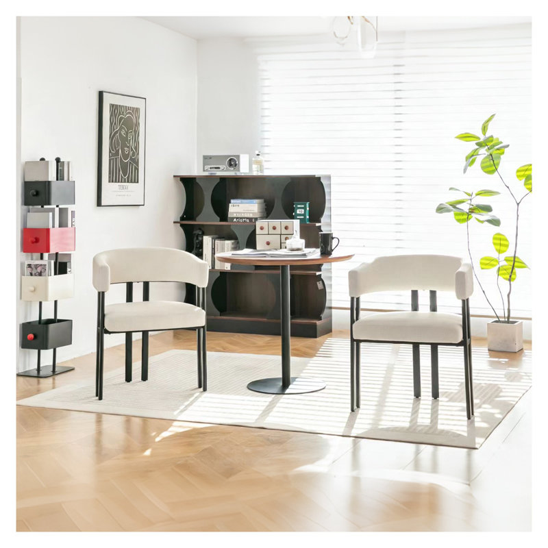 Ensemble de 2 chaises de salle à manger en similicuir Modern