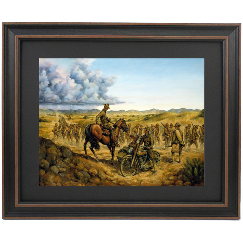 On The Border By Donna Neary, 30" H x 36" W