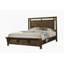 Lit plateforme en bois de style industriel rustique-6101529