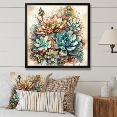 Haasini " Green Red Cactus Scenery II "