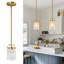 Luminaire suspendu moderne en métal Luminaire suspendu en métal Luminaire suspendu en verre pour îlot de cuisine Farmhouse-175242786-201266125