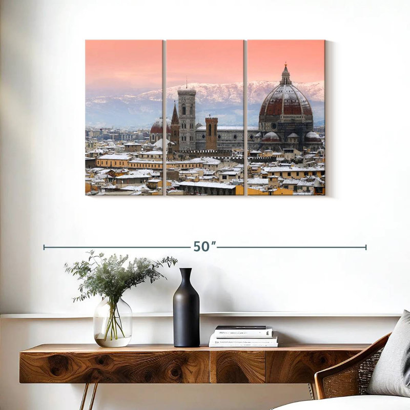 Rorry Florence In Winter, 24" H x 38" W