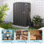 2.5 ft. W x 2 ft. D Metal Flat Storage Shed
