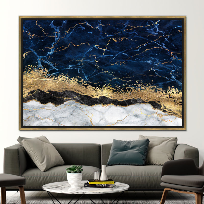 Print on Canvas, Gold Floater Framed, 60 cm H x 90 cm W