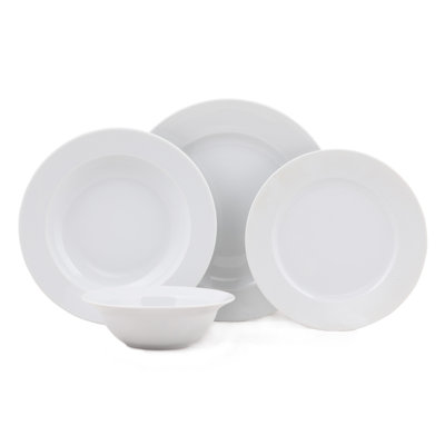 Bodenheim Piece Porcelain China Dinnerware Set - Service for 6