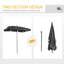 Britnei 198cm X 130cm Rectangular Tilt Market Parasol-1915851594