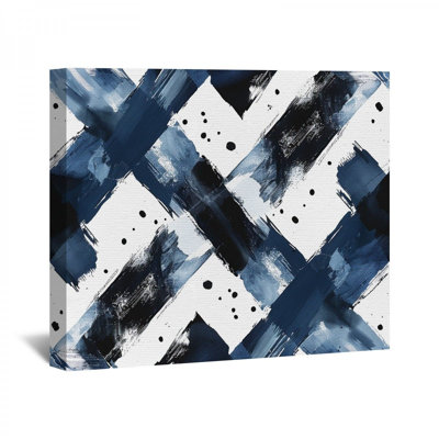 Cross Hatches  on Canvas
