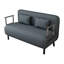 Confortable fauteuil convertible de 55 pouces avec dossier et coussin réglables, idéal pour la détente et le sommeil à la maison et au bureau-1192146803-1192146800