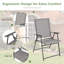 Ensemble de chaises pliantes en tissu Arlmont & Co. Carl-Peter