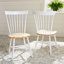 Chaise d'appoint à dossier Windsor en bois massif Matanna-171854002