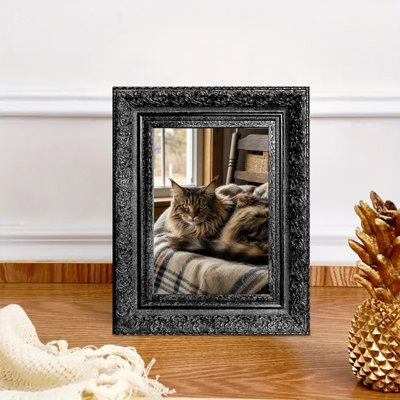 Cadre photo mural 1 pièce 5 "x 7" noir pour animal de compagnie