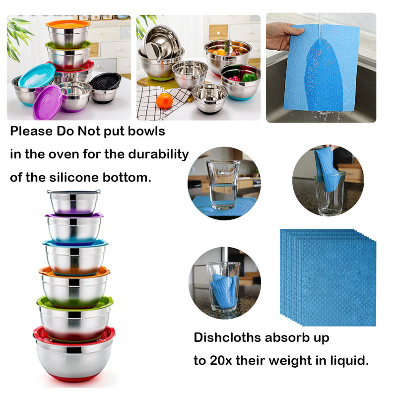 Stainless Steel Mixing Bowl Set