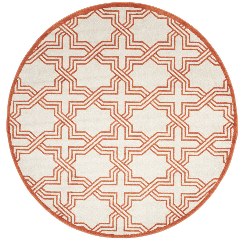 Thornbury Performance Geometric Rug, Round 7'