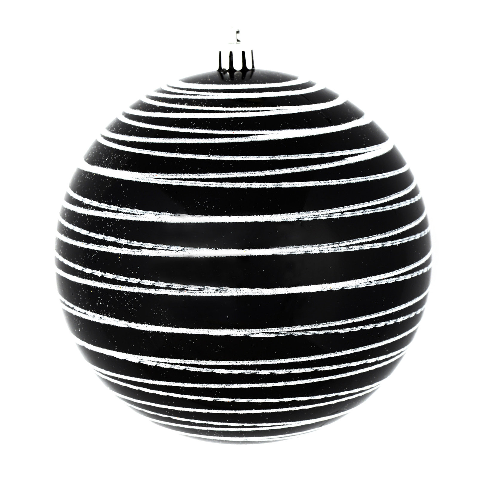 4" Shatterproof Bauble, Black
