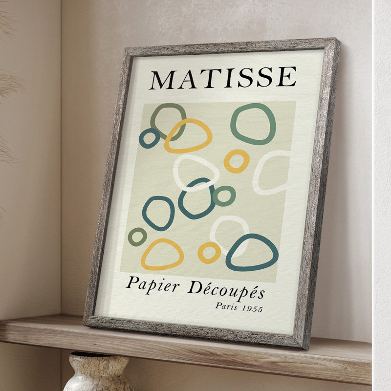 Matisse CCL XXXI, reproduction d'art encadrée - bois massif, H 21 po x l 17 po