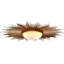Sunburst 2-Light Fixture Flush Mount