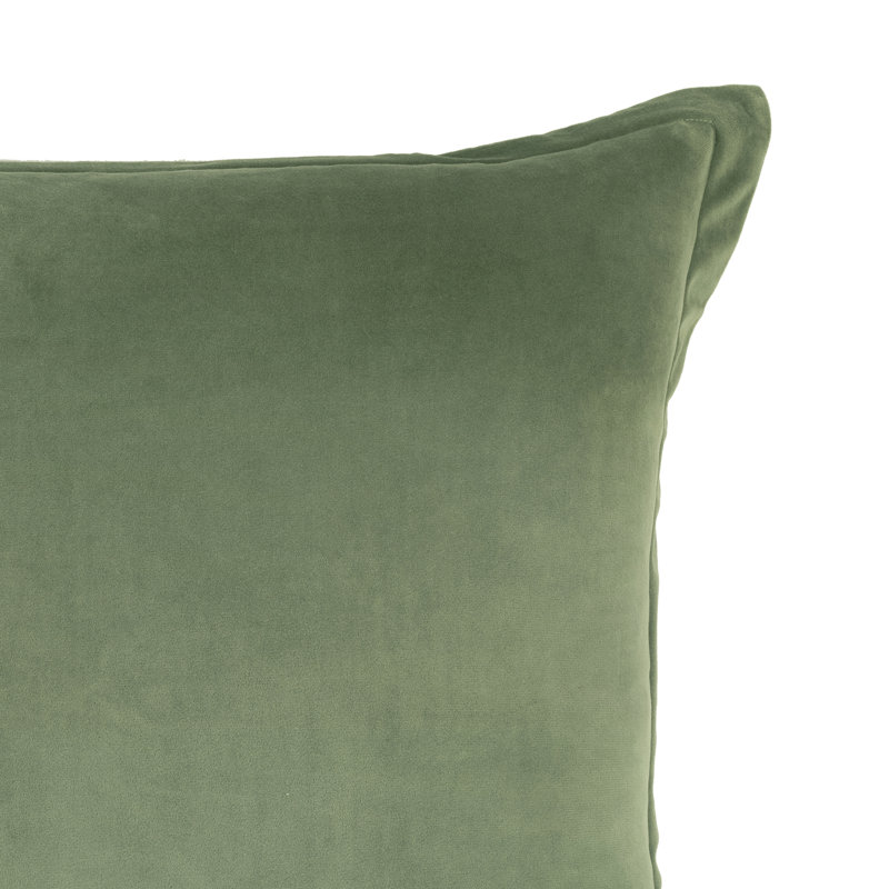 Ensemble de 2 taies décoratives en velours Dreams Euro, Vert