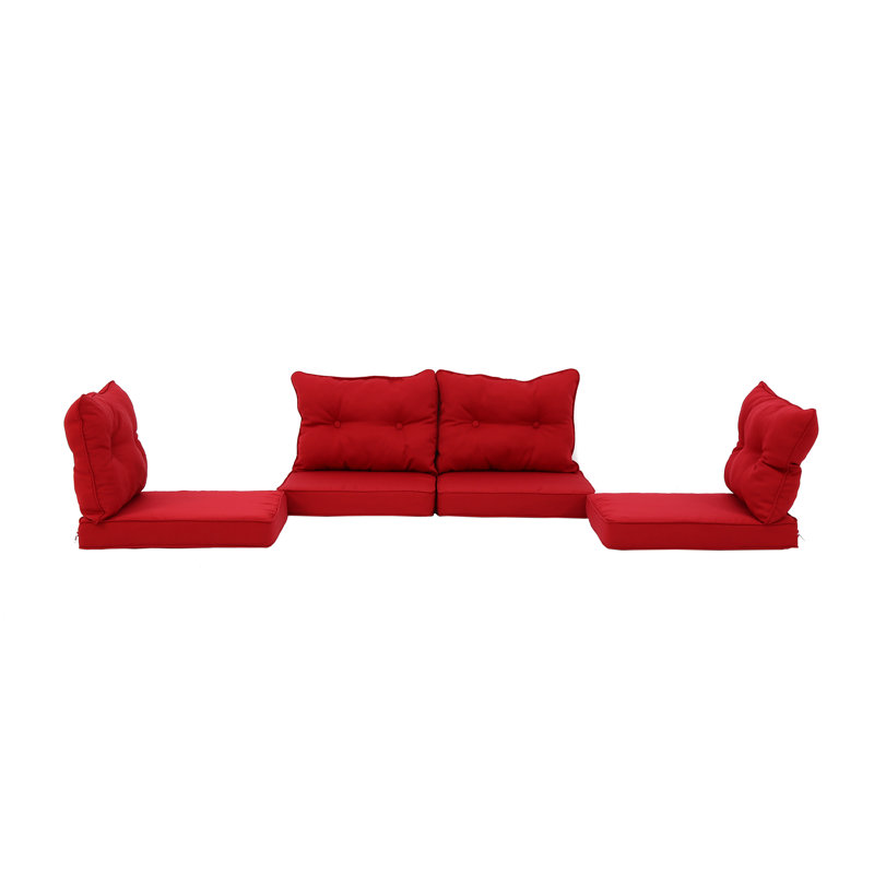 Ensemble de coussins de rechange pour l'intérieur/l'extérieur, Rouge