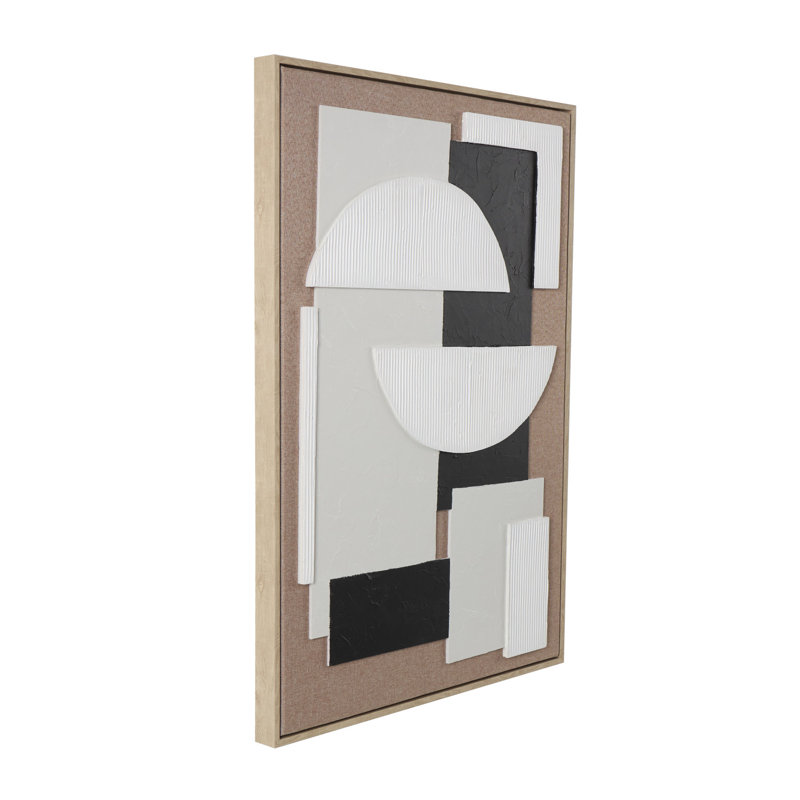 Hamzeh encadré sur bois minimaliste