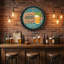 Bouchon de bière, capsules de bouteilles, plaques en métal, plaque murale, décor à la maison, 13,8 x 13,8 pouces