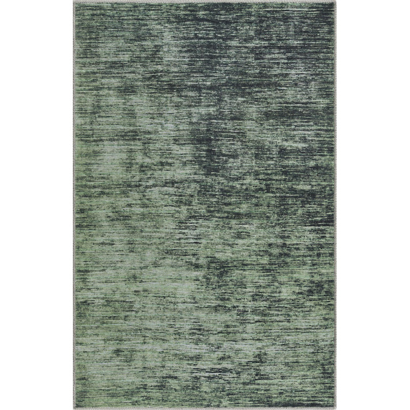 Ikhasa Chenille Abstract Indoor Rug, Rectangle 3'6" x 5'6"