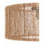 Ayuna Wicker Flush Mount